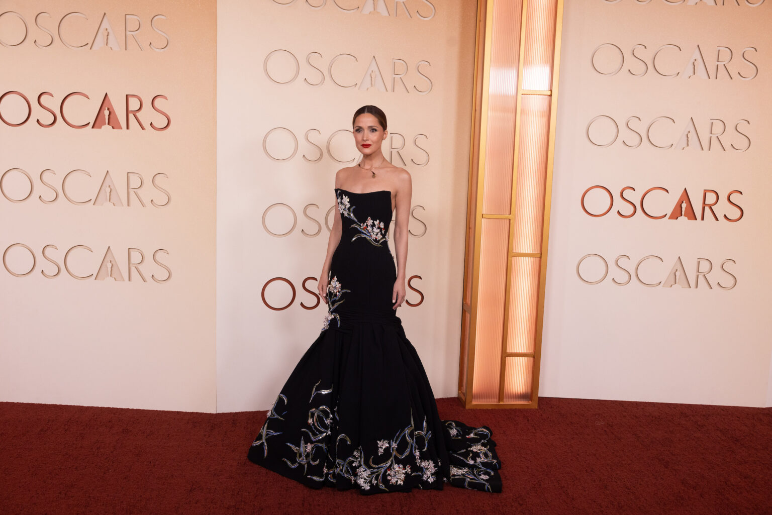 Rose Byrne arrives on the red carpet of the 98th Oscars® at the Dolby® Theatre at Ovation Hollywood on Sunday, March 15, 2026.