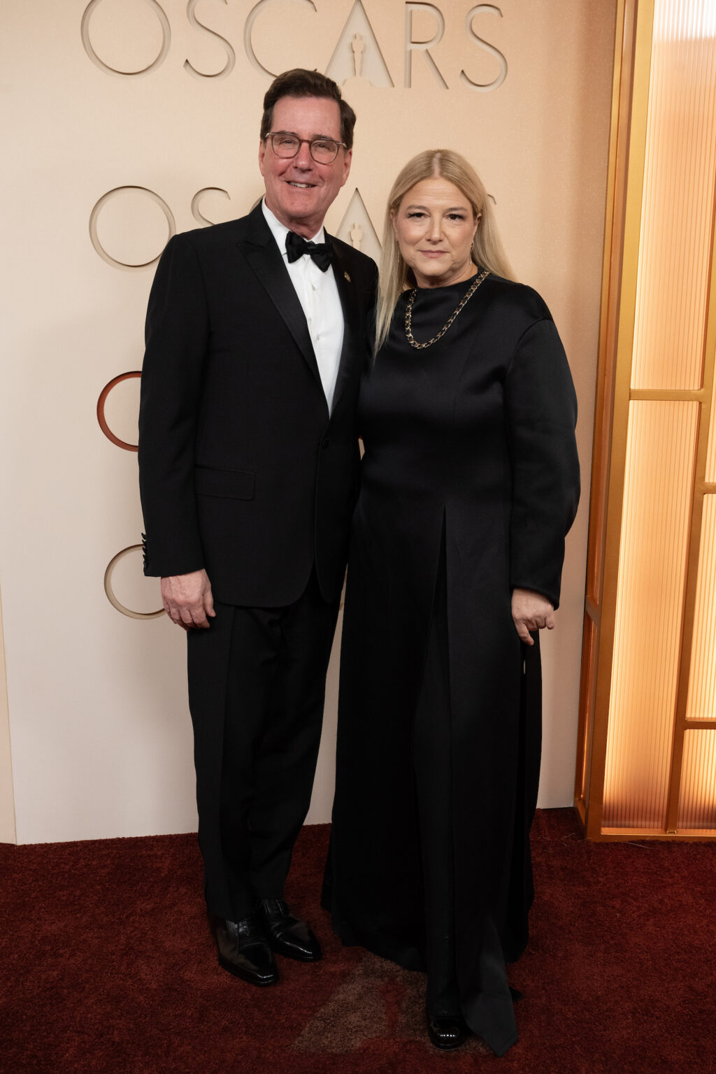 Bruce Beach and Bruna Papandrea arrive on the red carpet of the 98th Oscars® at the Dolby® Theatre at Ovation Hollywood on Sunday, March 15, 2026.