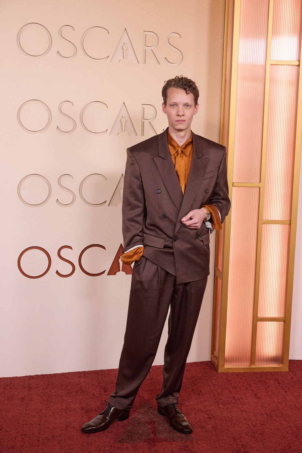 Felix Kammerer arrives on the red carpet of the 98th Oscars® at the Dolby® Theatre at Ovation Hollywood on Sunday, March 15, 2026.