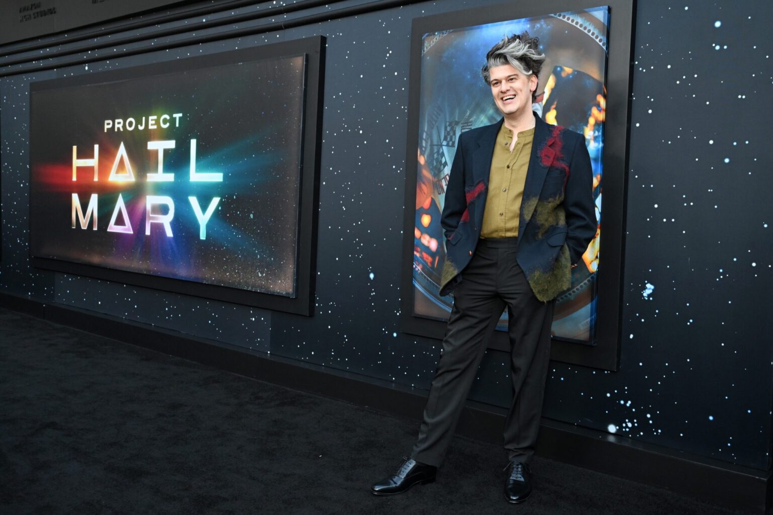 NEW YORK, NEW YORK - MARCH 18: James Ortiz attends the "Project Hail Mary" New York Premiere at Josie Robertson Plaza at Lincoln Center on March 18, 2026 in New York City. (Photo by Slaven Vlasic/Getty Images for Amazon MGM Studios)
