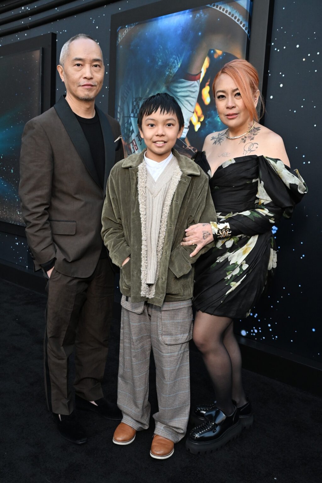NEW YORK, NEW YORK - MARCH 18: Ken Leung and Nancy Bulalacao attend the "Project Hail Mary" New York Premiere at Josie Robertson Plaza at Lincoln Center on March 18, 2026 in New York City. (Photo by Slaven Vlasic/Getty Images for Amazon MGM Studios)