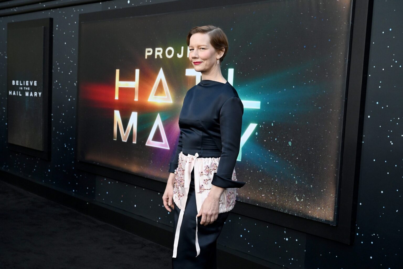 NEW YORK, NEW YORK - MARCH 18: Sandra Hüller attends the "Project Hail Mary" New York Premiere at Josie Robertson Plaza at Lincoln Center on March 18, 2026 in New York City. (Photo by Slaven Vlasic/Getty Images for Amazon MGM Studios)