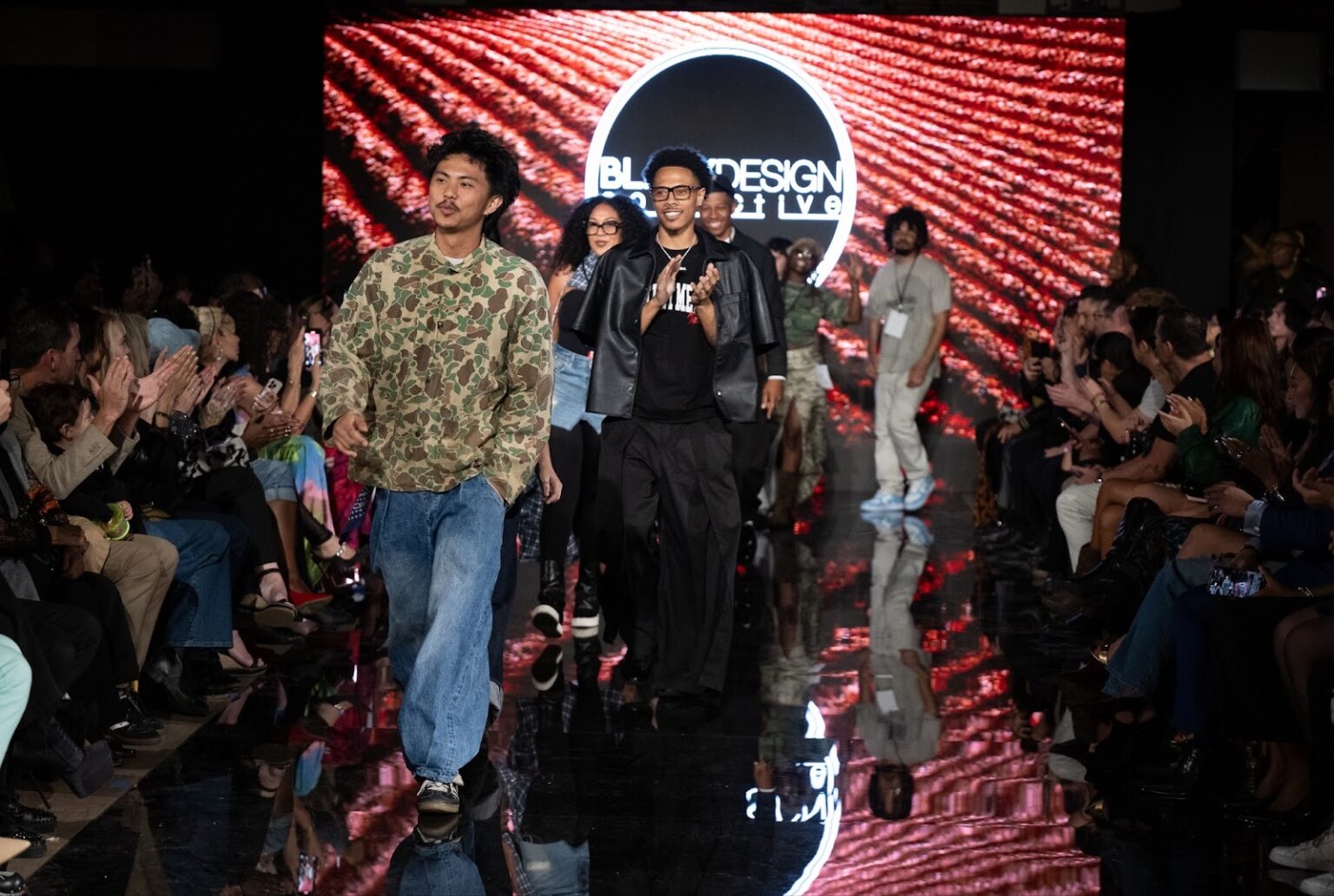 Black Design Collective designers walk the runway post-show