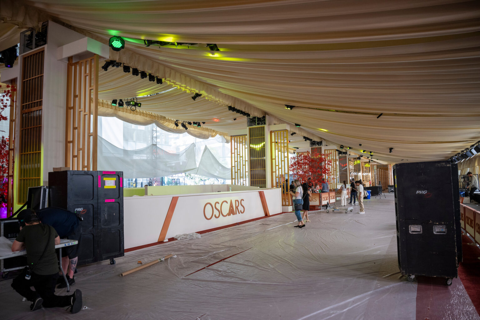 Set Ups for the 98th Oscars on Thursday, March 12, 2026.