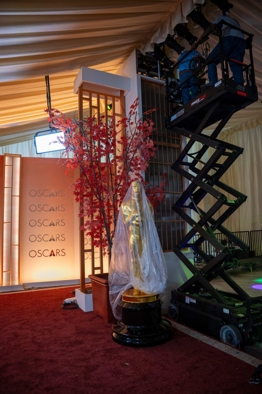 Set Ups for the 98th Oscars on Thursday, March 12, 2026.