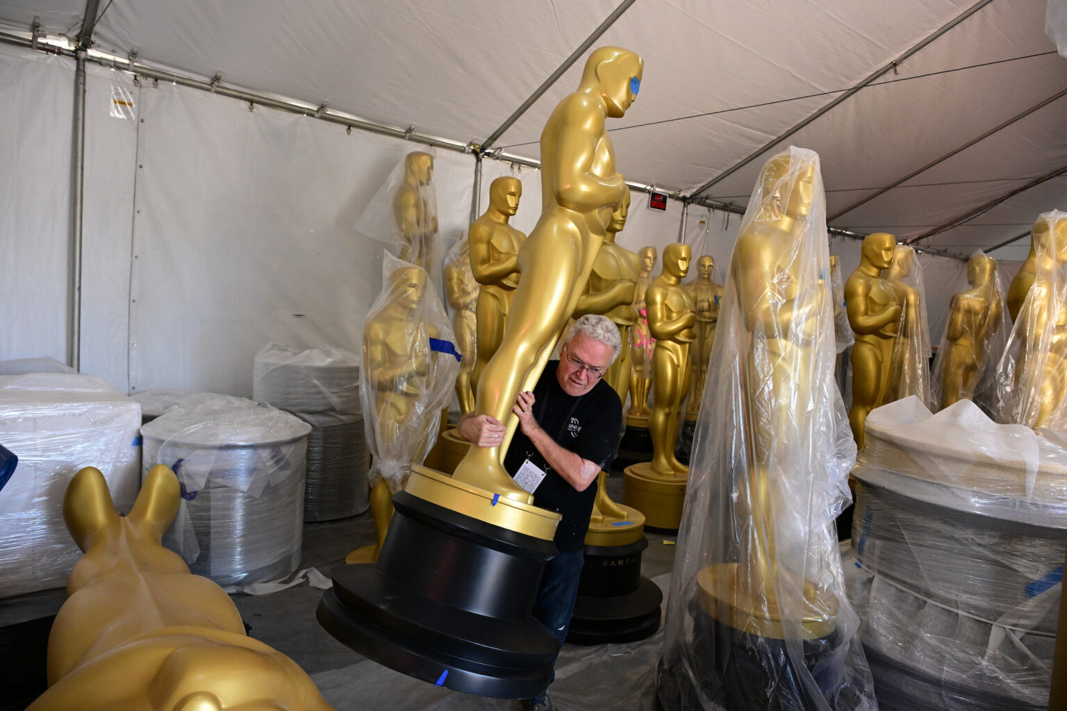 Set Ups for the 98th Oscars on Thursday, March 12, 2026.