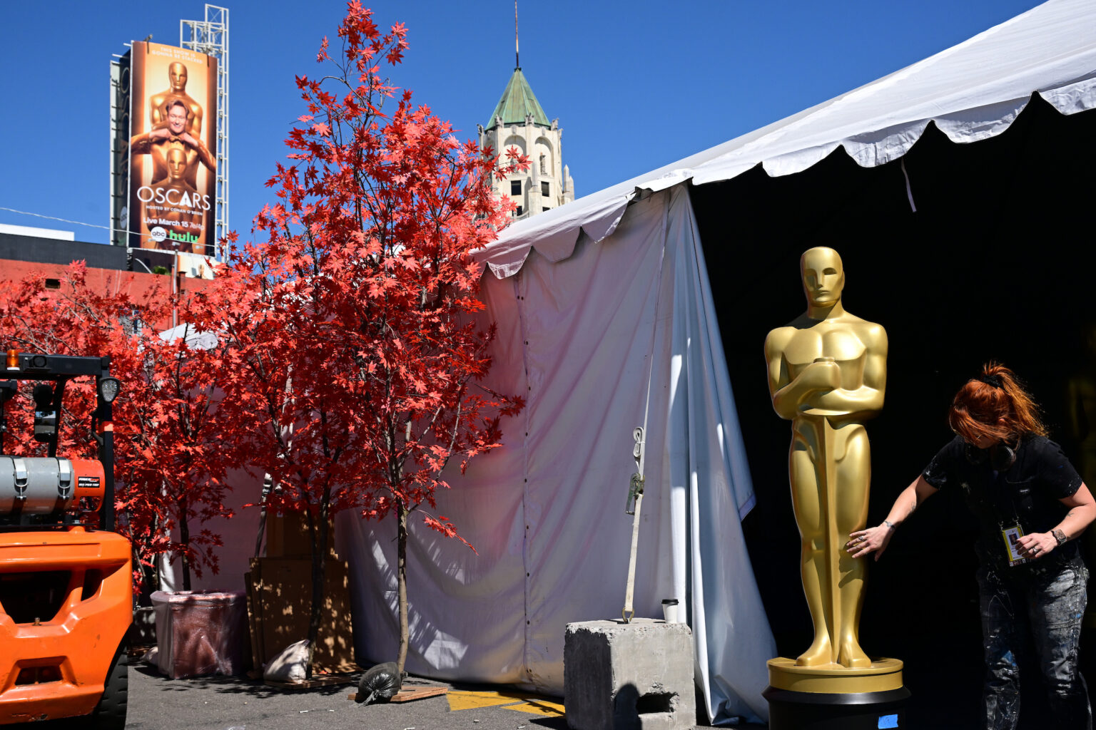 Set Ups for the 98th Oscars on Thursday, March 12, 2026.