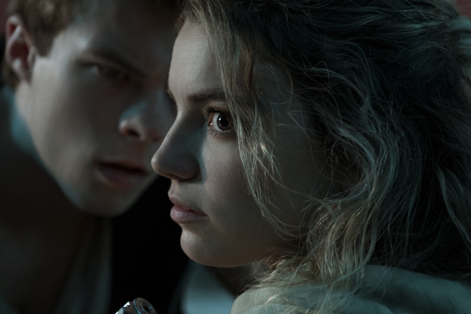 Nicholas Hamilton as Tod and Francesca Reale as Cora in Do Not Enter. Photo Credit: Yana Blajeva/Lionsgate