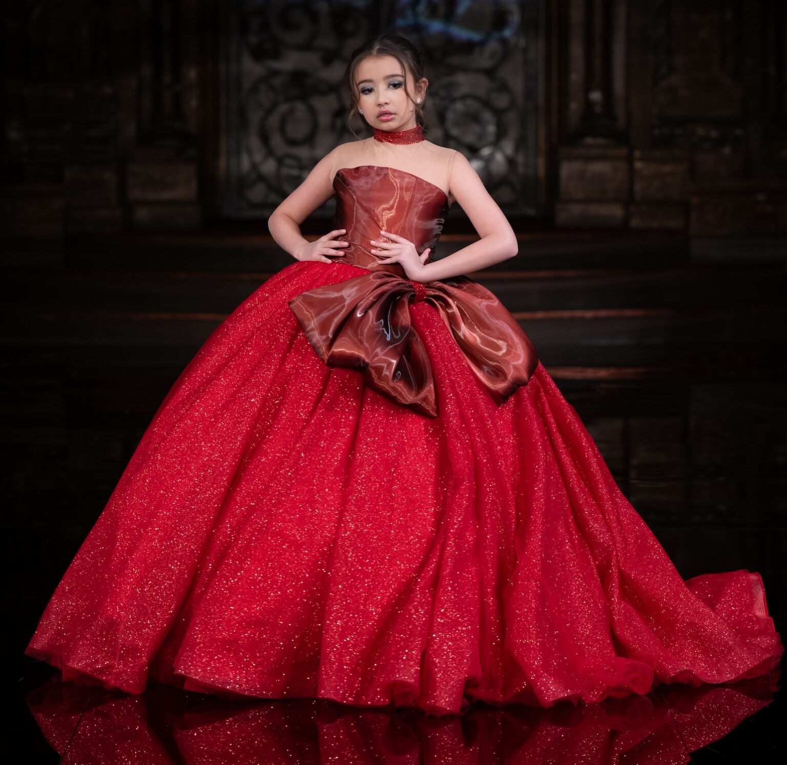 NEW YORK, NEW YORK - FEBRUARY 13: A model walks the runway at the Elsa Fairy show during New York Fashion Week Powered By Art Hearts Fashion at The Angel Orensanz Foundation on February 13, 2026 in New York City. (Photo by Mark Gunter/Getty Images for Art Hearts Fashion)