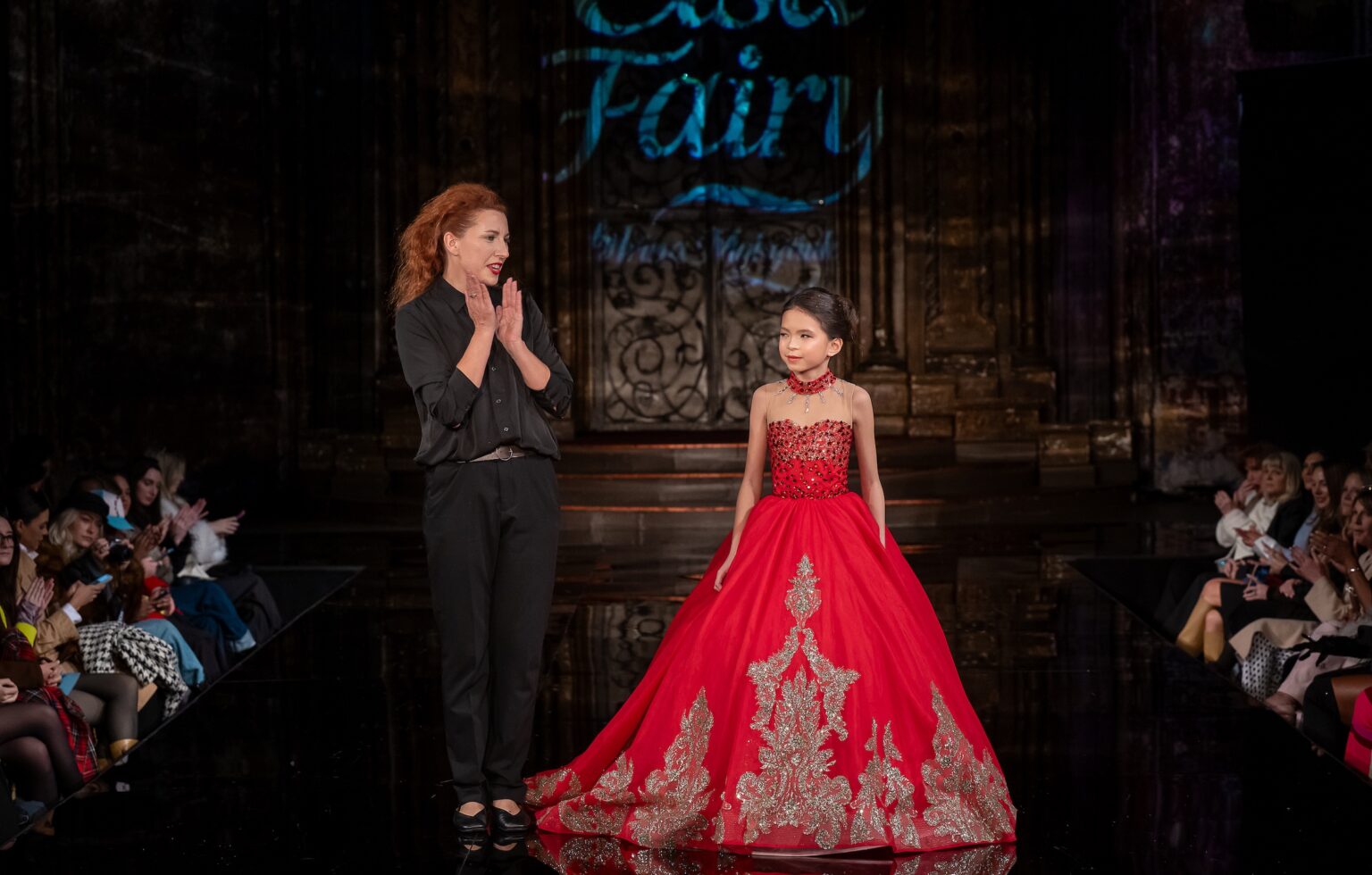 NEW YORK, NEW YORK - FEBRUARY 13: A model walks the runway at the Elsa Fairy show during New York Fashion Week Powered By Art Hearts Fashion at The Angel Orensanz Foundation on February 13, 2026 in New York City. (Photo by Mark Gunter/Getty Images for Art Hearts Fashion)