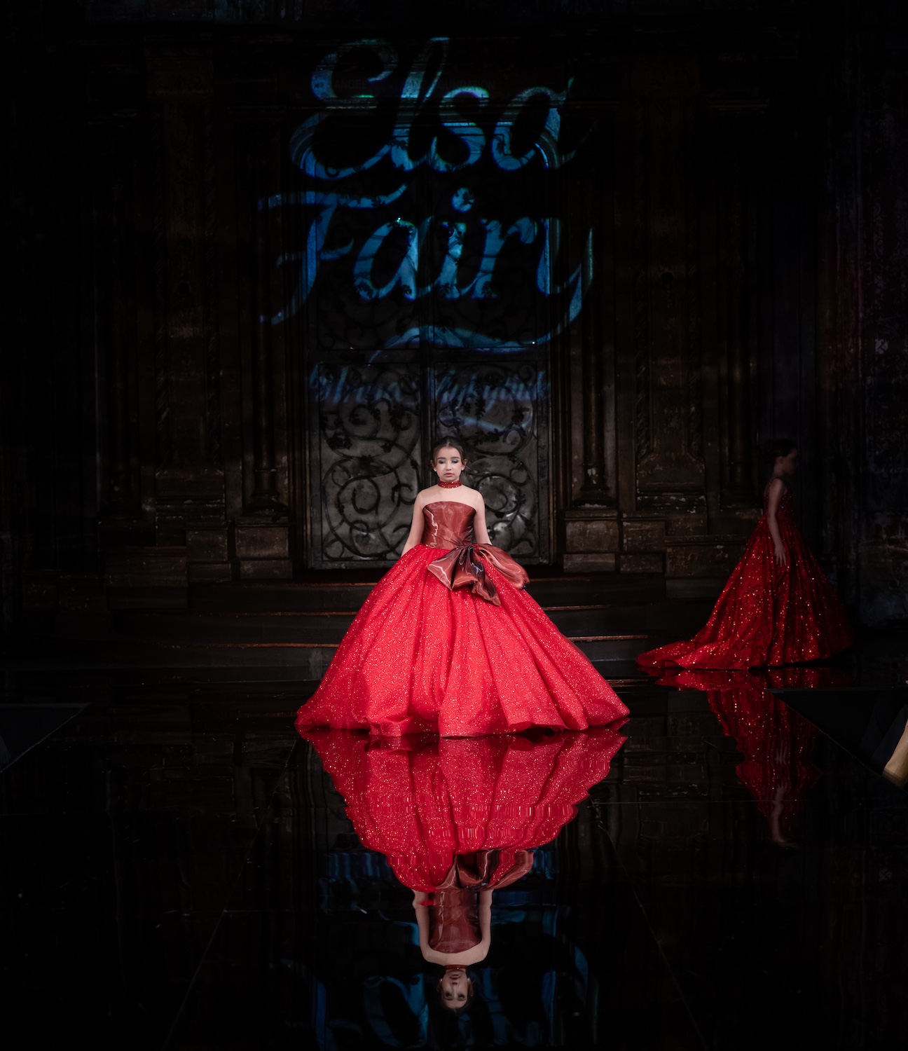 NEW YORK, NEW YORK - FEBRUARY 13: A model walks the runway at the Elsa Fairy show during New York Fashion Week Powered By Art Hearts Fashion at The Angel Orensanz Foundation on February 13, 2026 in New York City. (Photo by Mark Gunter/Getty Images for Art Hearts Fashion)
