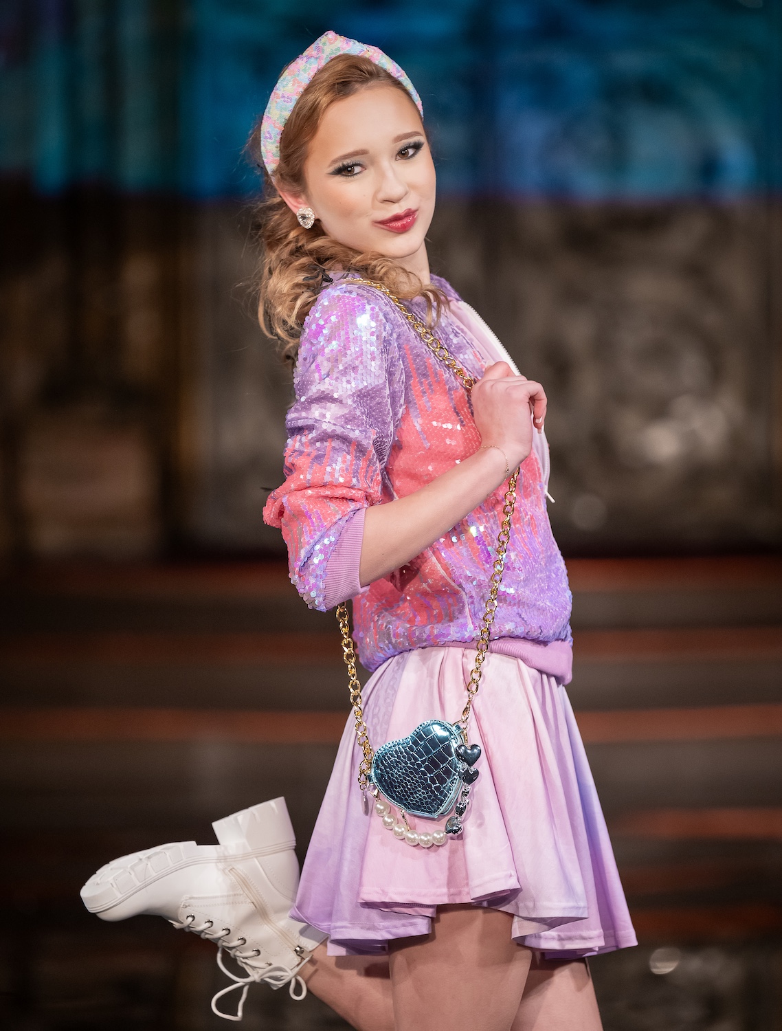 NEW YORK, NEW YORK - FEBRUARY 13: Models walks the runway at the Isabella Zimprich show during New York Fashion Week Powered By Art Hearts Fashion at The Angel Orensanz Foundation on February 13, 2026 in New York City.  (Photo by Mark Gunter/Getty Images for Art Hearts Fashion)
