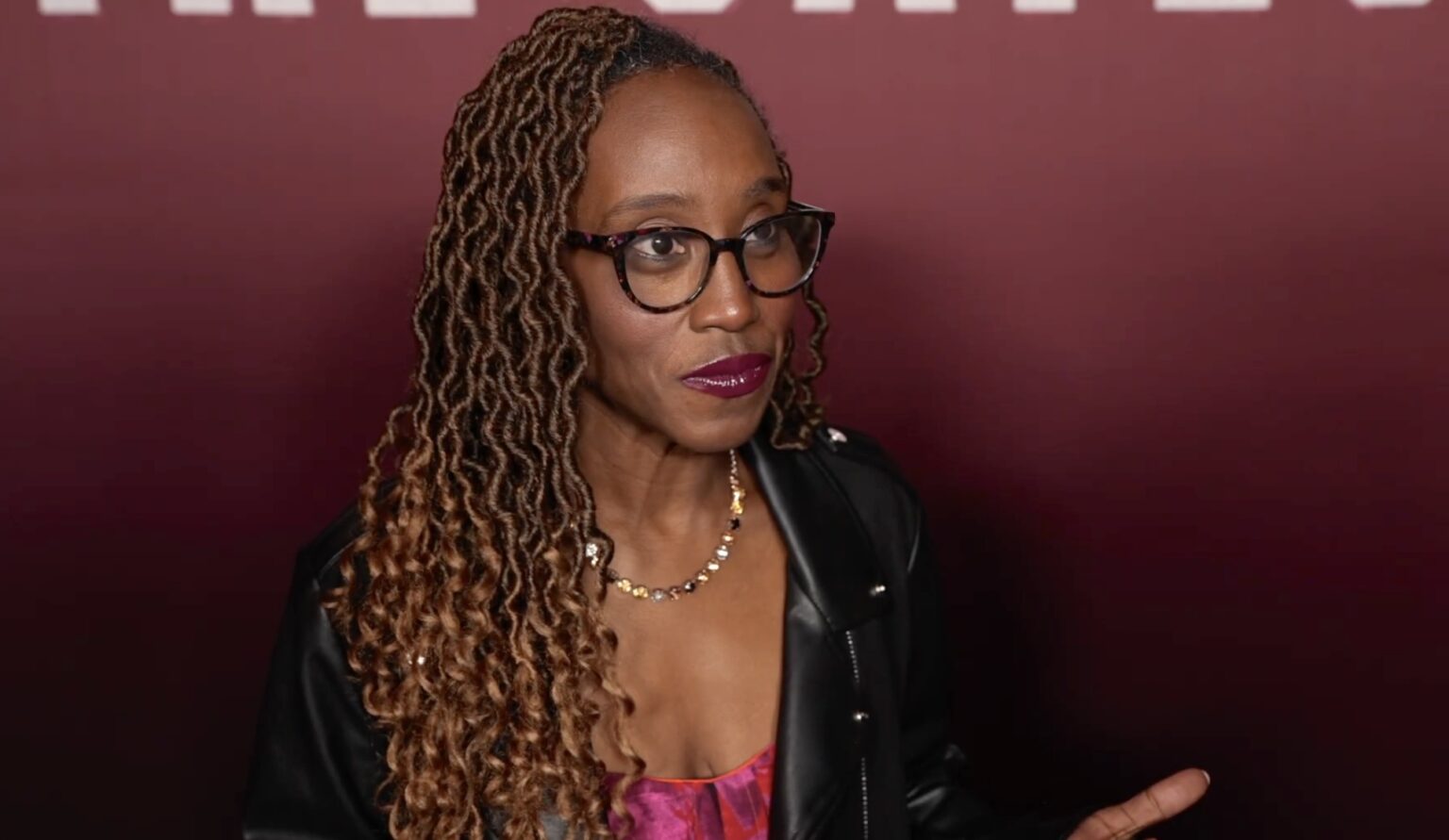 Executive Producer Kamala Avila-Salmon discusses the film The Gates during a red carpet interview