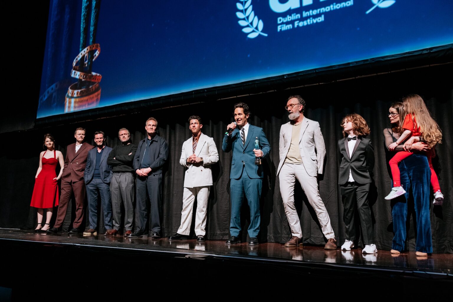 Paul Rudd and Nick Jonas Attend Power Ballad Premiere at Dublin International Film Festival