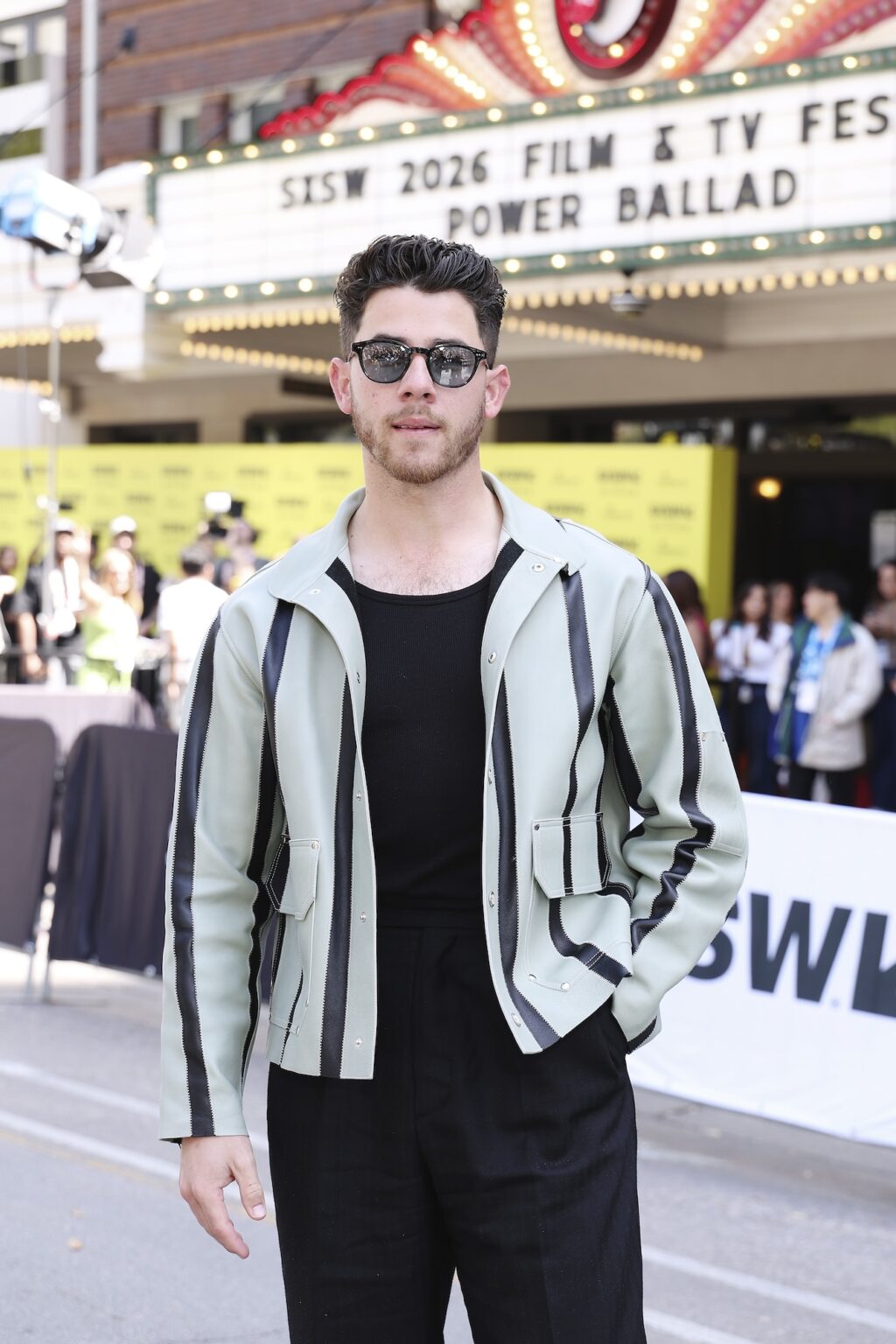 AUSTIN, TEXAS - MARCH 14: Nick Jonas attends the premiere of "Power Ballad" during SXSW at The Paramount Theatre on March 14, 2026 in Austin, Texas. (Photo by Robin Marchant/Getty Images for Lionsgate)