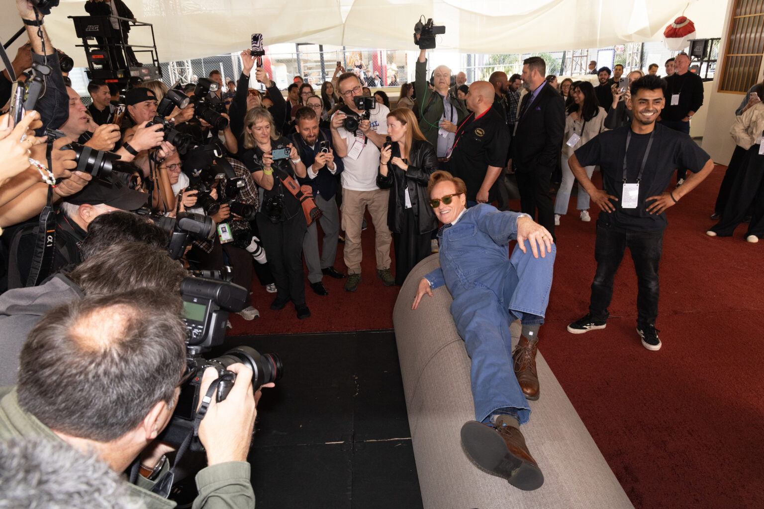 Conan O’Brien helps with the Red Carpet rollout for the 98th Oscars® on Wednesday, March 11,2026.