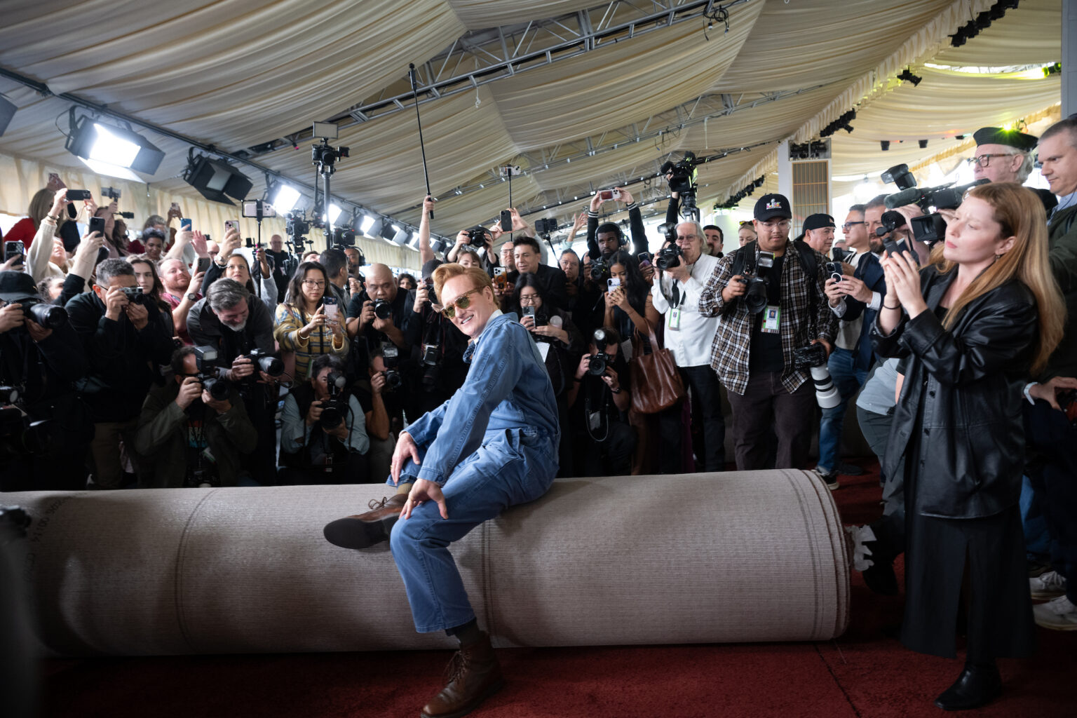 Conan O’Brien helps with the Red Carpet rollout for the 98th Oscars® on Wednesday, March 11,2026.