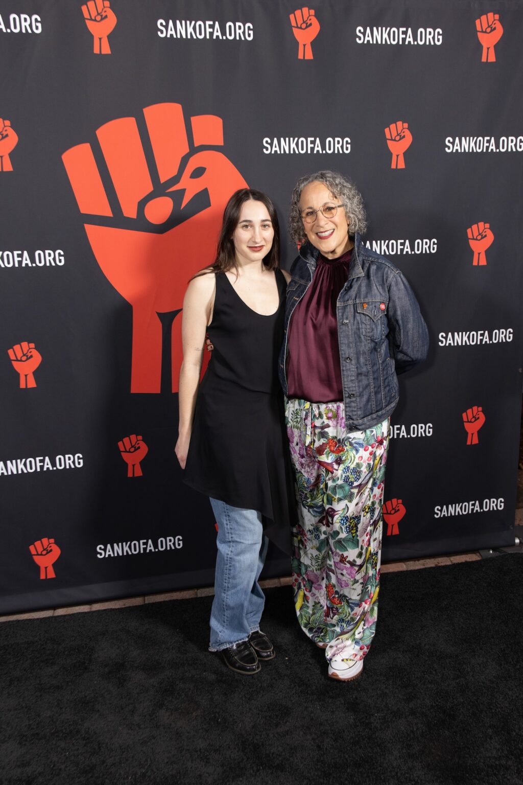 LOS ANGELES, CALIFORNIA - MARCH 1: Maria Belafonte and Gina Belafonte attends the inaugural Sankofa.org Social Justice Awards at Chaplin Studios on March 1, 2026 in Los Angeles, California. (Photo by Todd Westphal / Sankofa.org)
