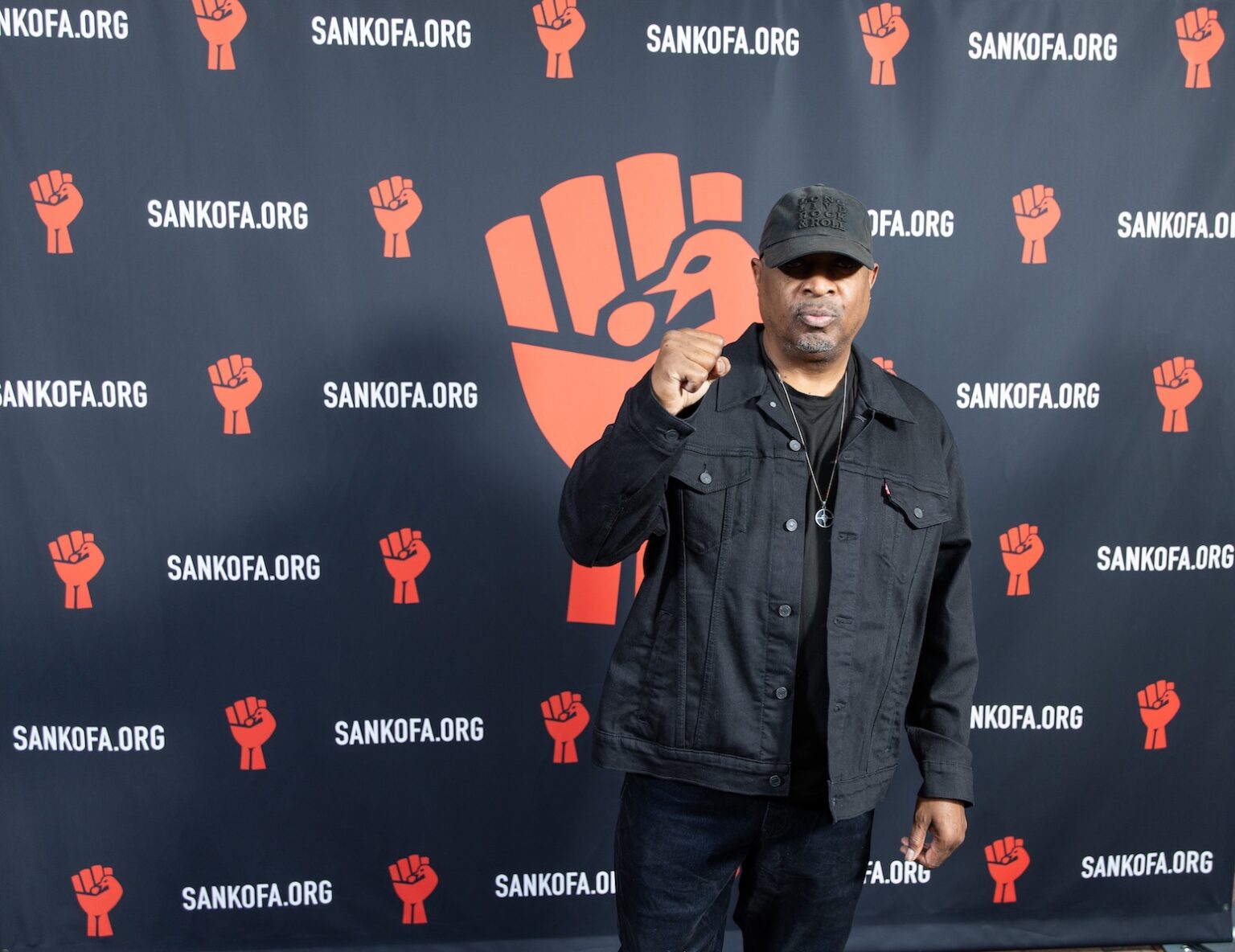 LOS ANGELES, CALIFORNIA - MARCH 1: Musician, Chuck D attends the inaugural Sankofa.org Social Justice Awards at Chaplin Studios on March 1, 2026 in Los Angeles, California. (Photo by Todd Westphal / Sankofa.org)