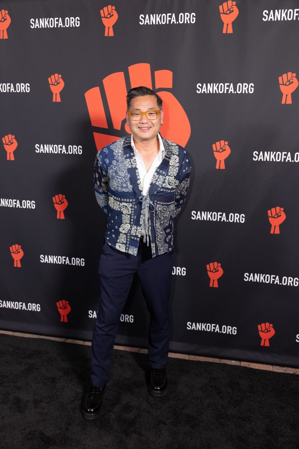 LOS ANGELES, CALIFORNIA - MARCH 1: Mark Skidmore attends the inaugural Sankofa.org Social Justice Awards at Chaplin Studios on March 1, 2026 in Los Angeles, California. (Photo by Todd Westphal / Sankofa.org)