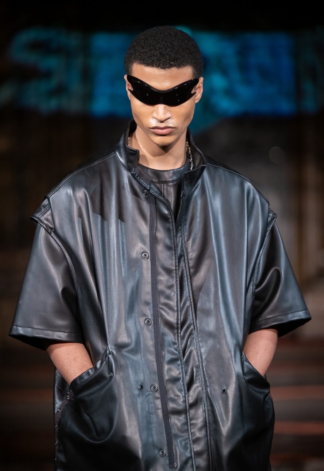 NEW YORK, NEW YORK - FEBRUARY 13: A model walks the runway at the Soid Studios show during New York Fashion Week Powered By Art Hearts Fashion at The Angel Orensanz Foundation on February 13, 2026 in New York City. (Photo by Mark Gunter/Getty Images for Art Hearts Fashion)