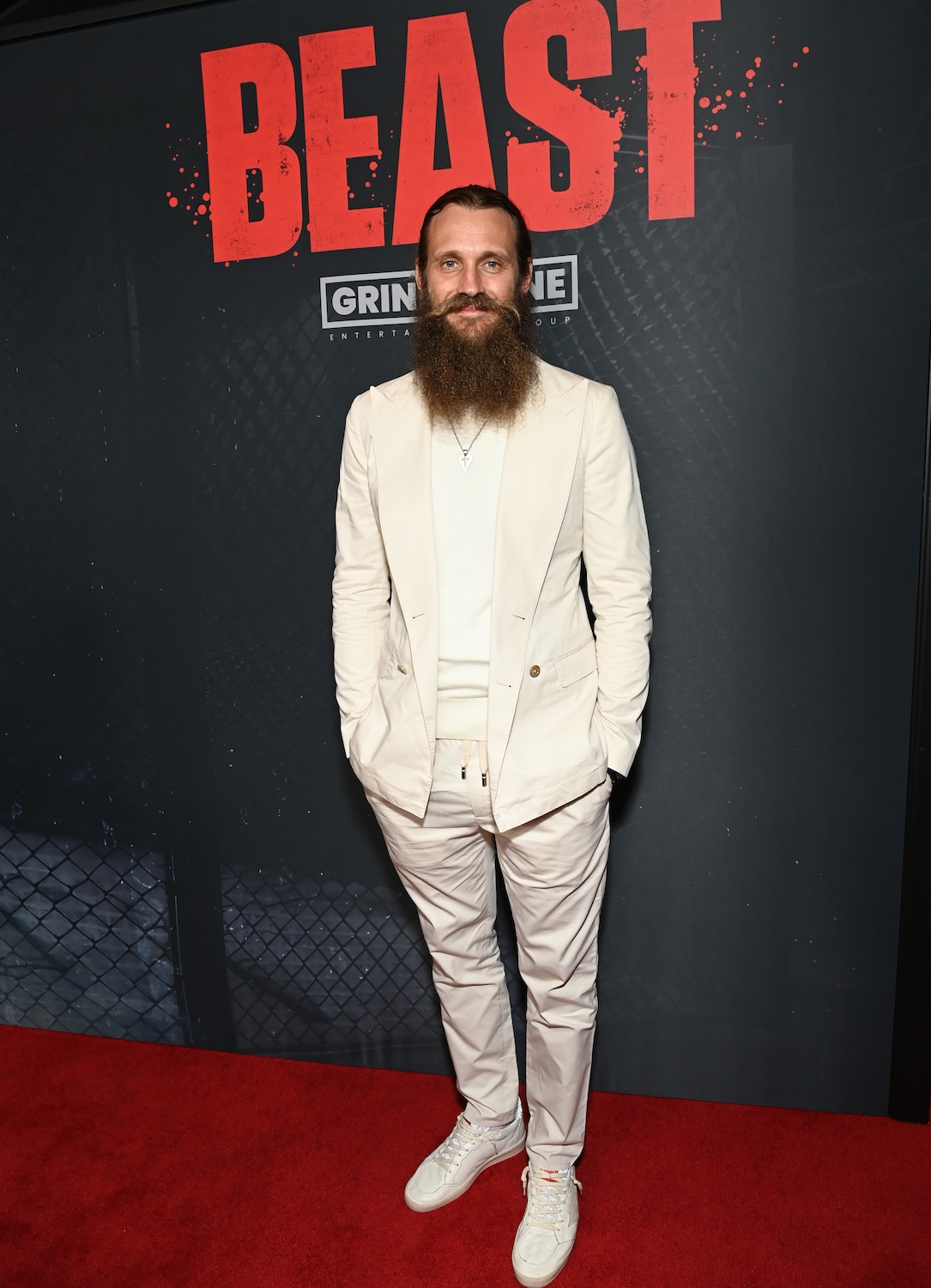 INGLEWOOD, CALIFORNIA - APRIL 08: Director Tyler Atkins attends "Beast" Los Angeles Special Screening at Cosm Los Angeles on April 08, 2026 in Inglewood, California. (Photo by Jon Kopaloff/Getty Images for Lionsgate/Grindstone)