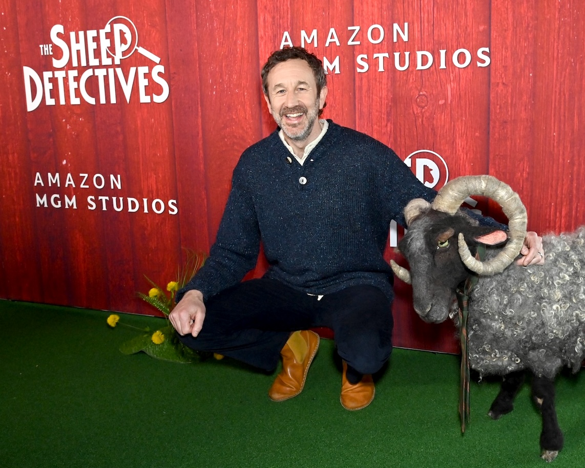 NEW YORK, NEW YORK - APRIL 19: Chris O’Dowd attends NY Red Carpet and Premiere of Amazon MGM Studio's "The Sheep Detectives" at Jazz at Lincoln Center on April 19, 2026 in New York City. (Photo by Bryan Bedder/Getty Images for Amazon MGM)