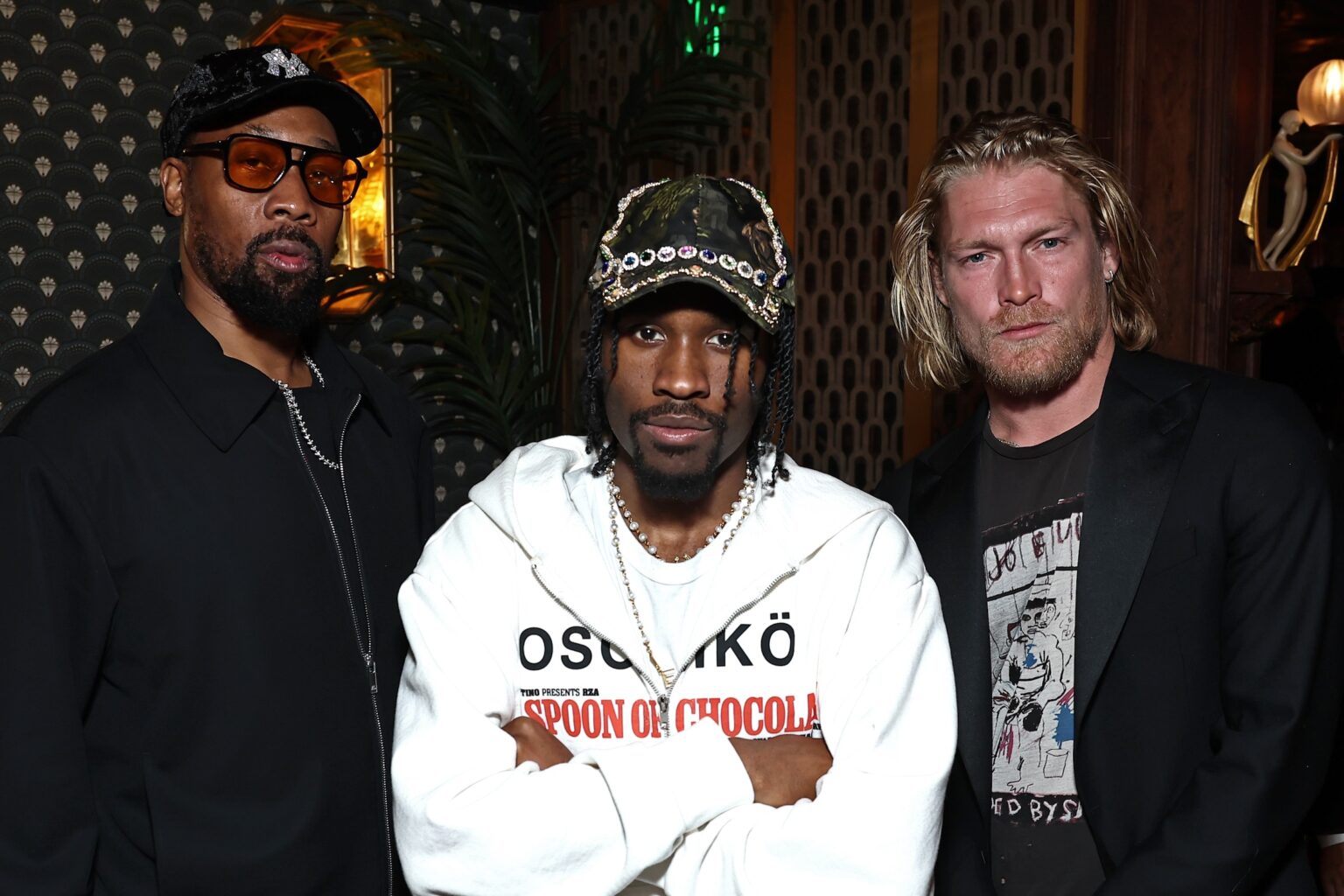 RZA, Shameik Moore and Harry Goodwins