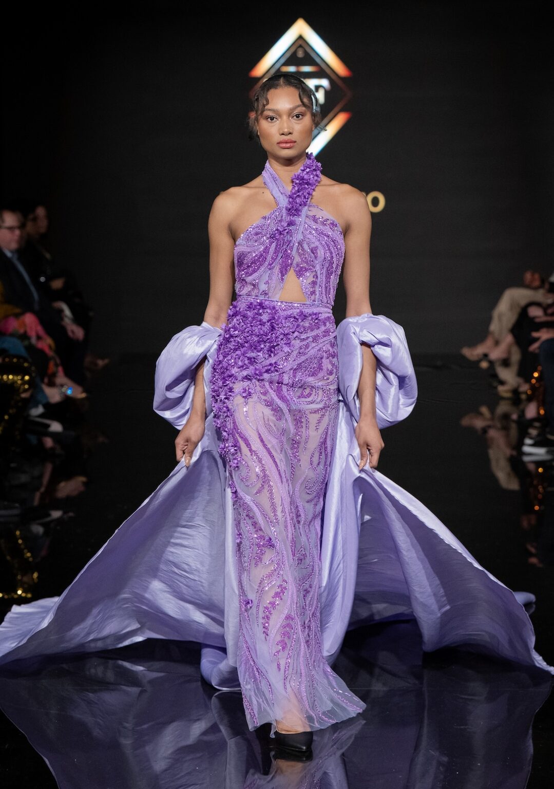 LOS ANGELES, CALIFORNIA - MARCH 14: A model walks the runway at the Will Franco show during Los Angeles Fashion Week Powered By Art Hearts Fashion at The Majestic on March 14, 2026 in Los Angeles, California. (Photo by Mark Gunter/Getty Images for Art Hearts Fashion)