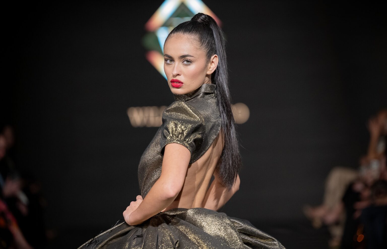 LOS ANGELES, CALIFORNIA - MARCH 14: A model walks the runway at the Will Franco show during Los Angeles Fashion Week Powered By Art Hearts Fashion at The Majestic on March 14, 2026 in Los Angeles, California. (Photo by Mark Gunter/Getty Images for Art Hearts Fashion)