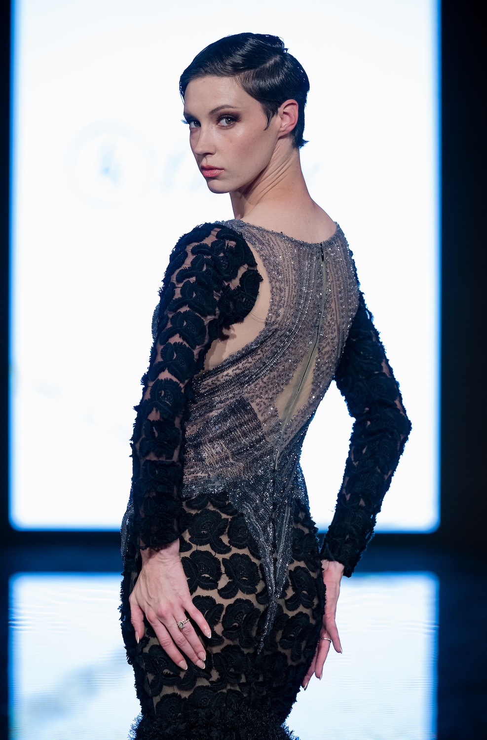 LOS ANGELES, CALIFORNIA - MARCH 14: A model walks the runway at the Lindisssh show during Los Angeles Fashion Week Powered By Art Hearts Fashion at The Majestic on March 14, 2026 in Los Angeles, California. (Photo by Mark Gunter/Getty Images for Art Hearts Fashion)