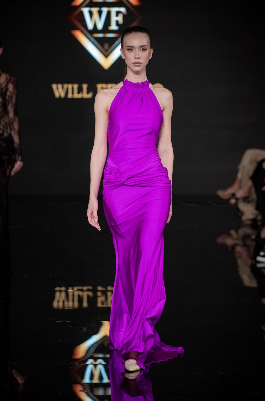LOS ANGELES, CALIFORNIA - MARCH 14: A model walks the runway at the Will Franco show during Los Angeles Fashion Week Powered By Art Hearts Fashion at The Majestic on March 14, 2026 in Los Angeles, California. (Photo by Mark Gunter/Getty Images for Art Hearts Fashion)