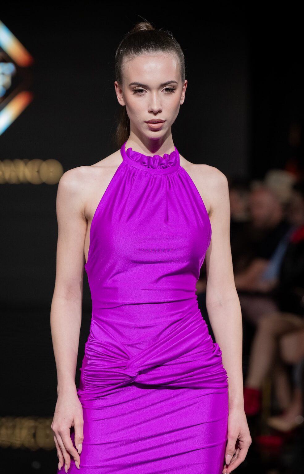 LOS ANGELES, CALIFORNIA - MARCH 14: A model walks the runway at the Will Franco show during Los Angeles Fashion Week Powered By Art Hearts Fashion at The Majestic on March 14, 2026 in Los Angeles, California. (Photo by Mark Gunter/Getty Images for Art Hearts Fashion)