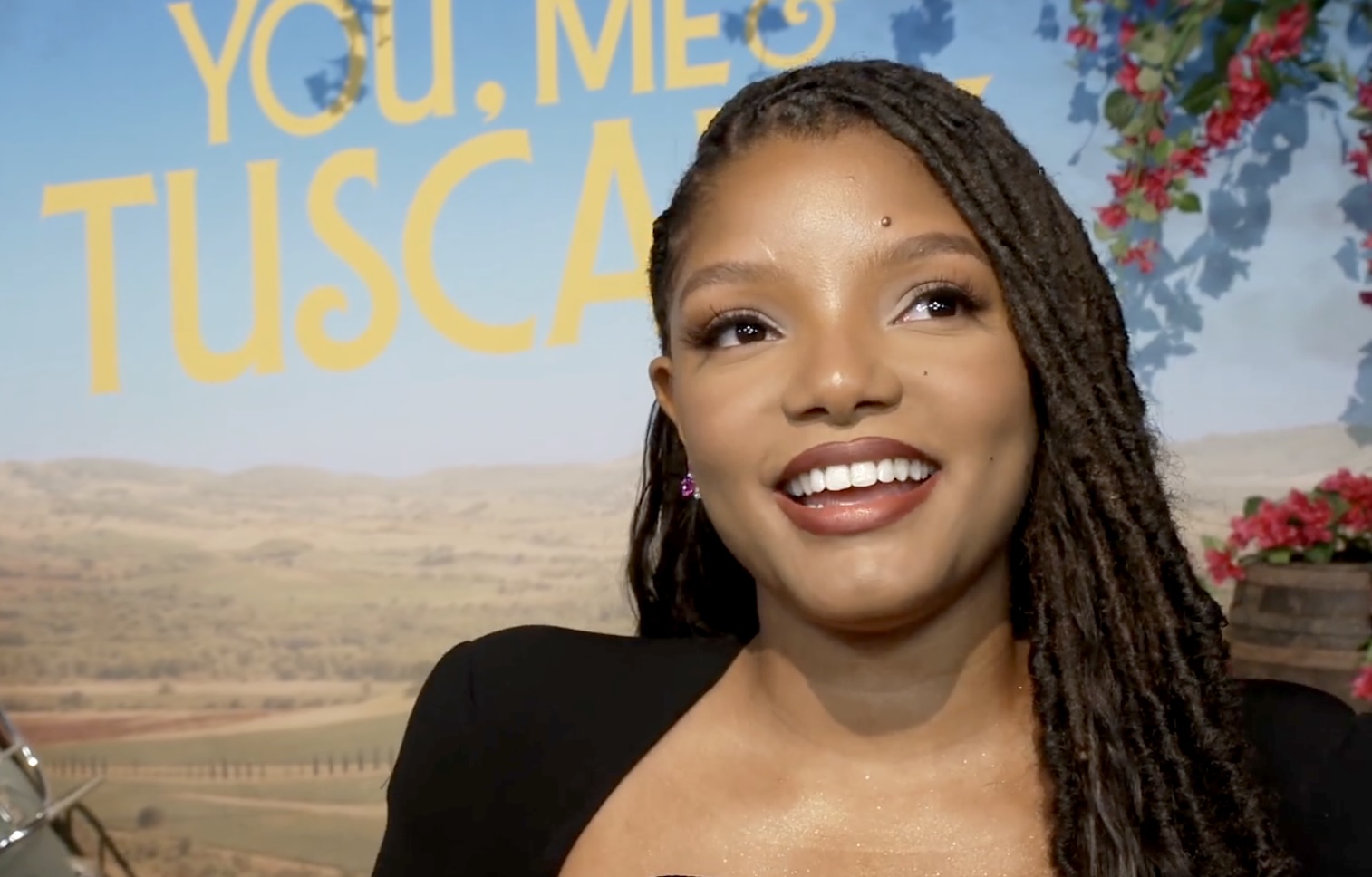 Halle Bailey Interview | You, Me & Tuscany Premiere Red Carpet (2026)