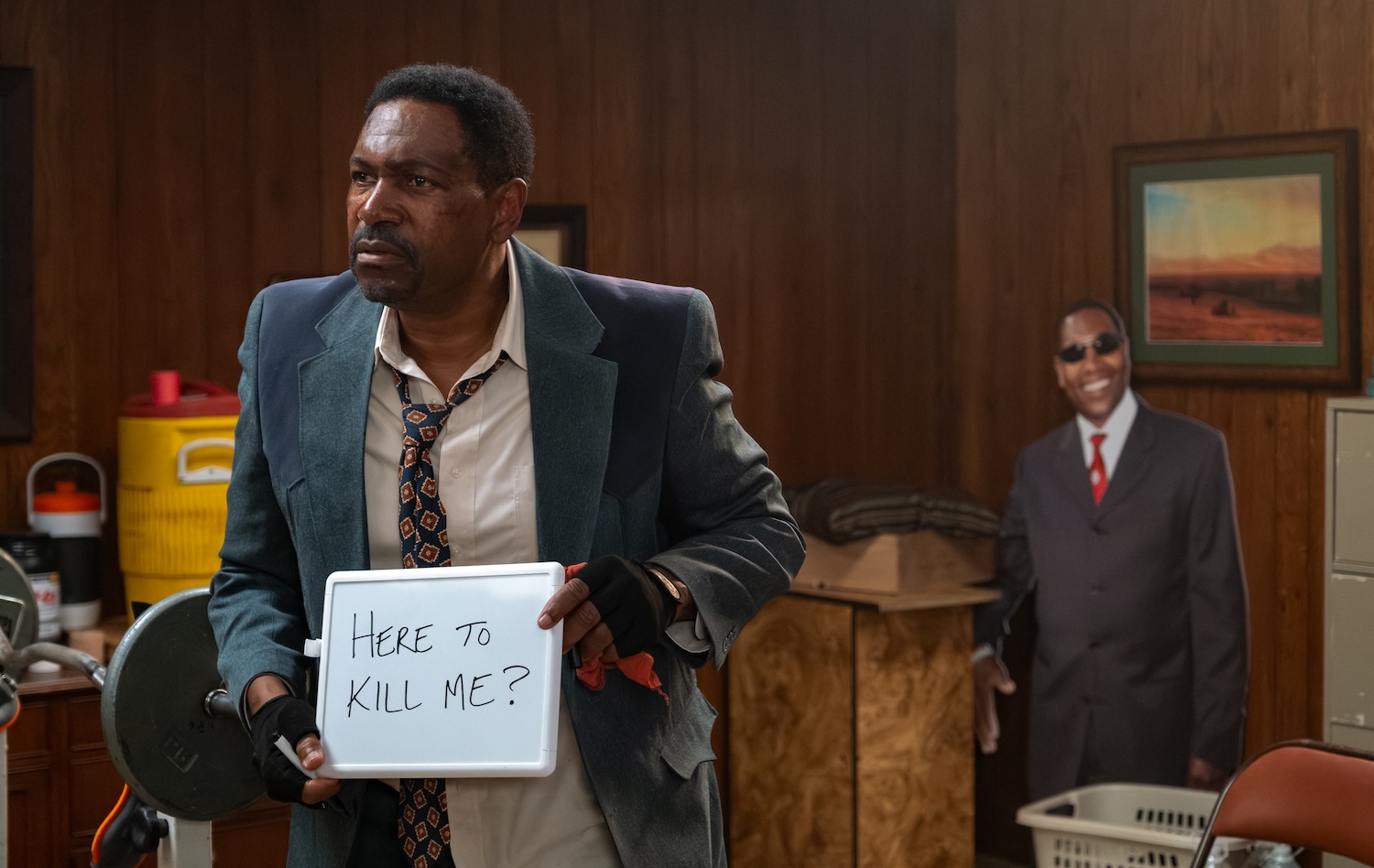 Mykelti Williamson stars as Chuck Hall in IS GOD IS, from Amazon MGM Studios. Photo credit: Patti Perret © 2026 Amazon Content Services LLC. All Rights Reserved.