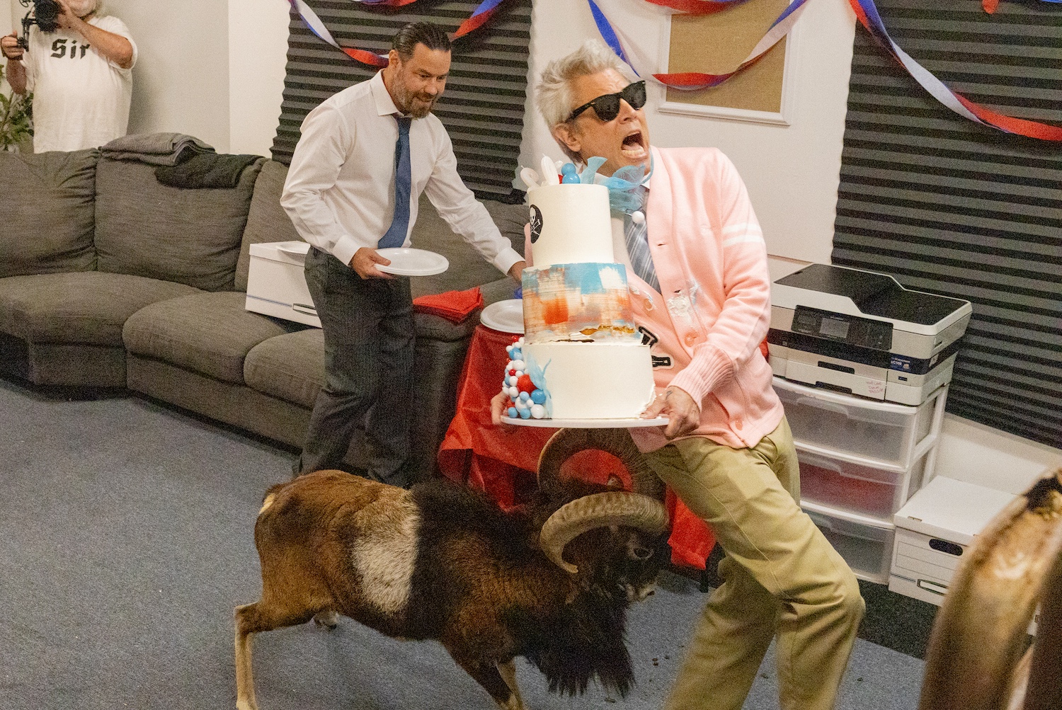 Chris Pontius and Johnny Knoxville in jackass: best and last from Paramount Pictures.