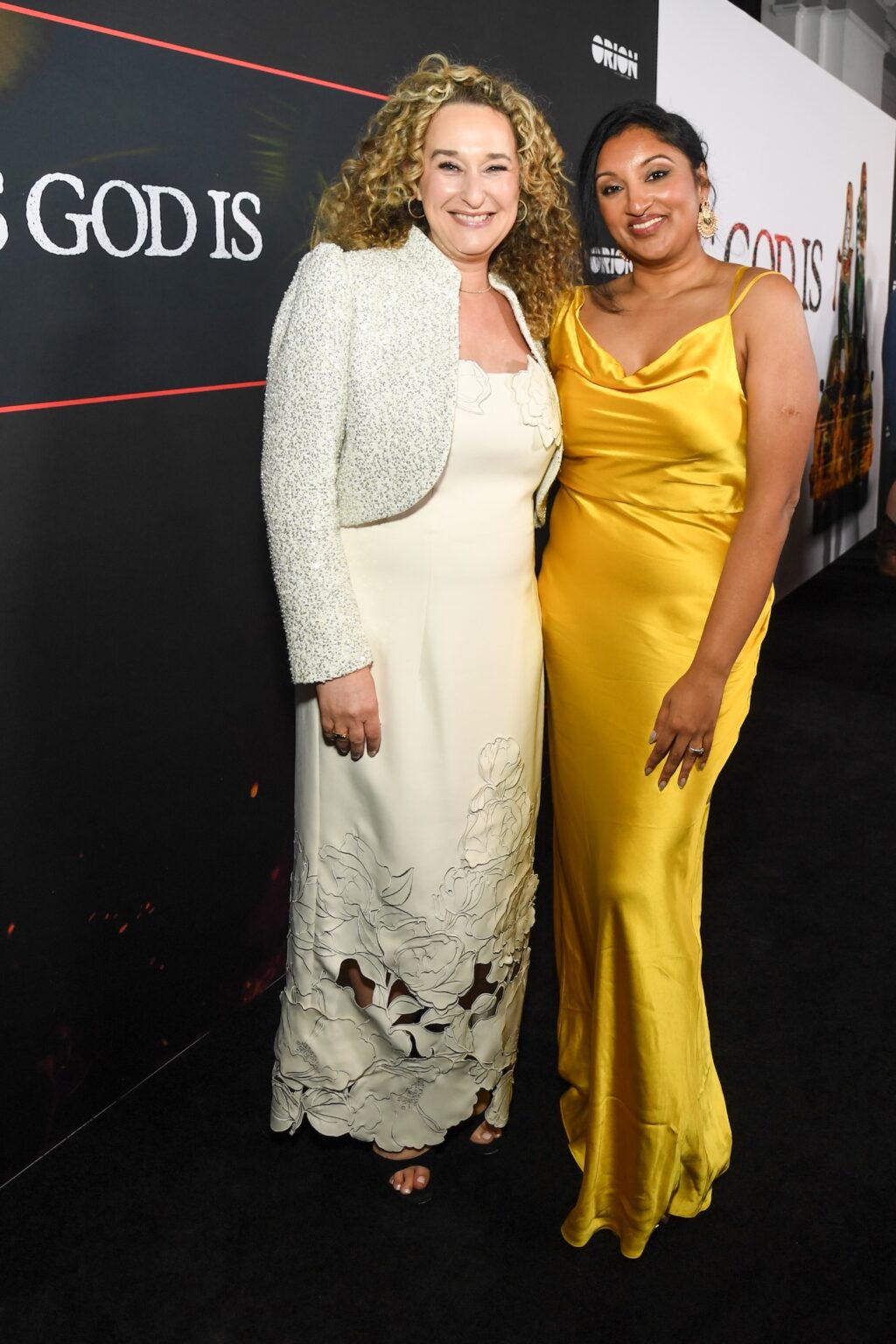 Riva Marker and Kishori Rajan attend Amazon MGM Studios "Is God Is" New York Premiere at BAM! on Monday, April 27, 2026 in New York City.