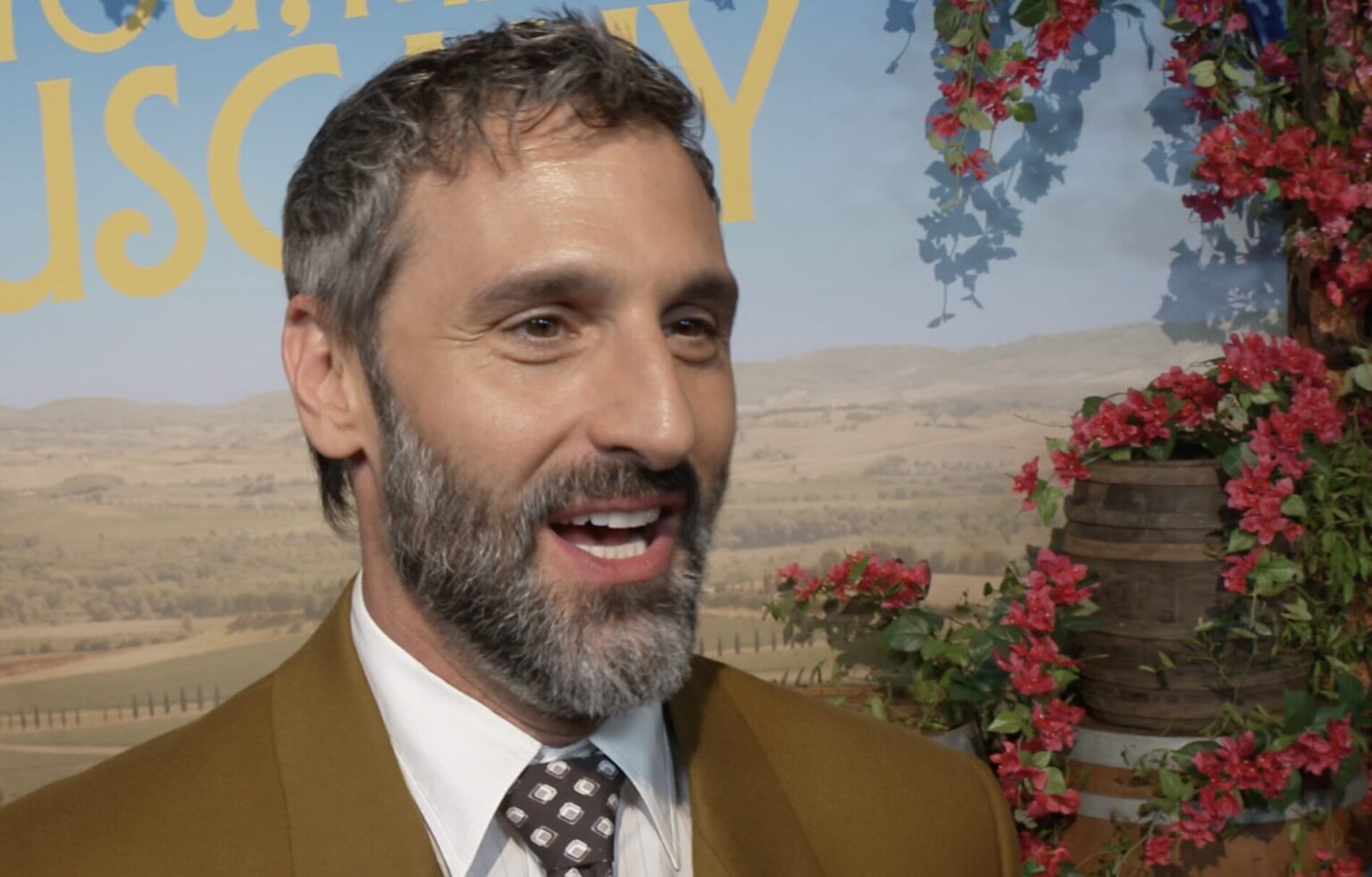 Marco Calvani on You, Me & Tuscany | Premiere Red Carpet Interview