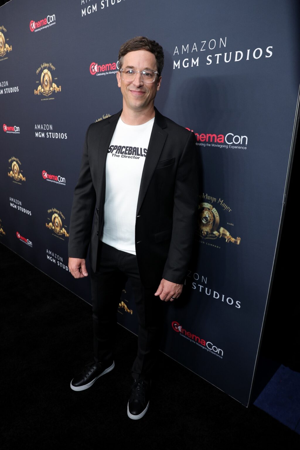 LAS VEGAS, NEVADA - APRIL 15: Josh Greenbaum from "Spaceballs The New One" at the Amazon MGM Studios' CinemaCon 2026 Presentation at The Colosseum at Caesars Palace on April 15, 2026 in Las Vegas, Nevada. (Photo by Stewart Cook/Amazon MGM Studios via Getty Images)