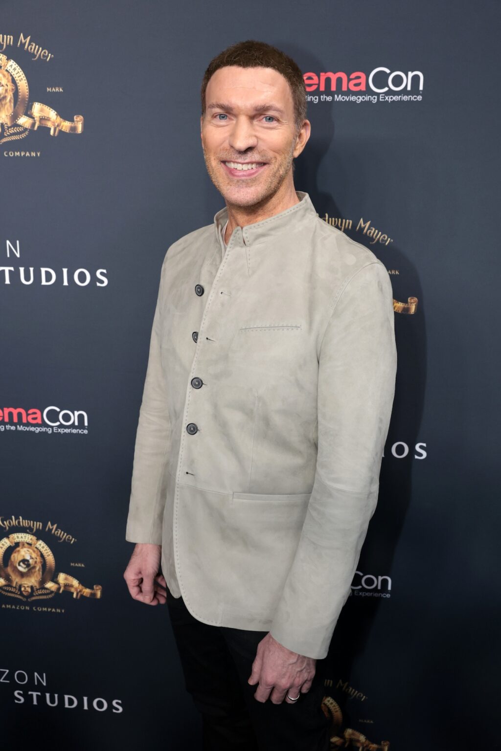 LAS VEGAS, NEVADA - APRIL 15: Travis Knight from "Masters of the Universe" at the Amazon MGM Studios' CinemaCon 2026 Presentation at The Colosseum at Caesars Palace on April 15, 2026 in Las Vegas, Nevada. (Photo by Eric Charbonneau/Amazon MGM Studios via Getty Images)