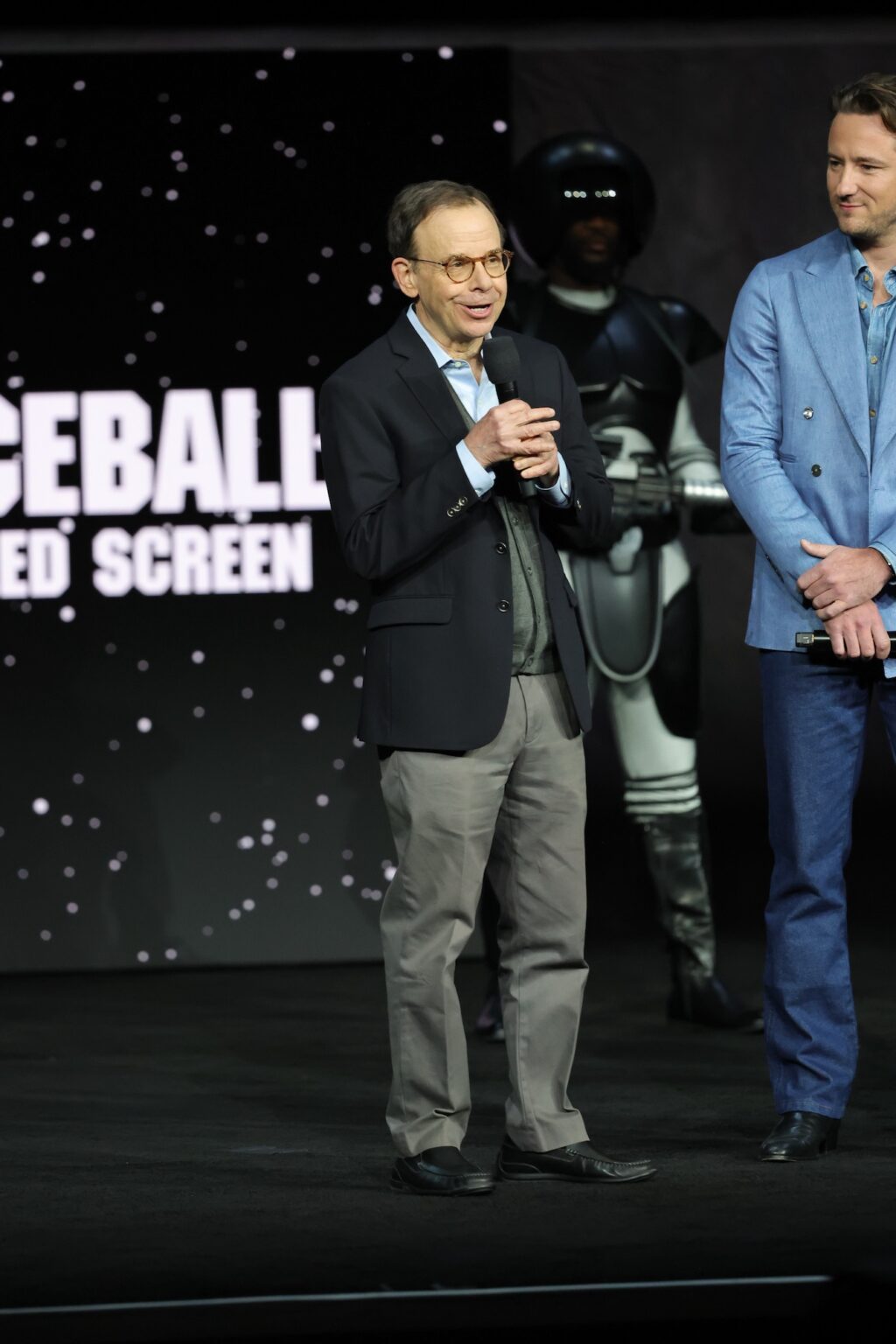 LAS VEGAS, NEVADA - APRIL 15: Rick Moranis from "Spaceballs The New One" at the Amazon MGM Studios' CinemaCon 2026 Presentation at The Colosseum at Caesars Palace on April 15, 2026 in Las Vegas, Nevada. (Photo by Stewart Cook/Amazon MGM Studios via Getty Images)