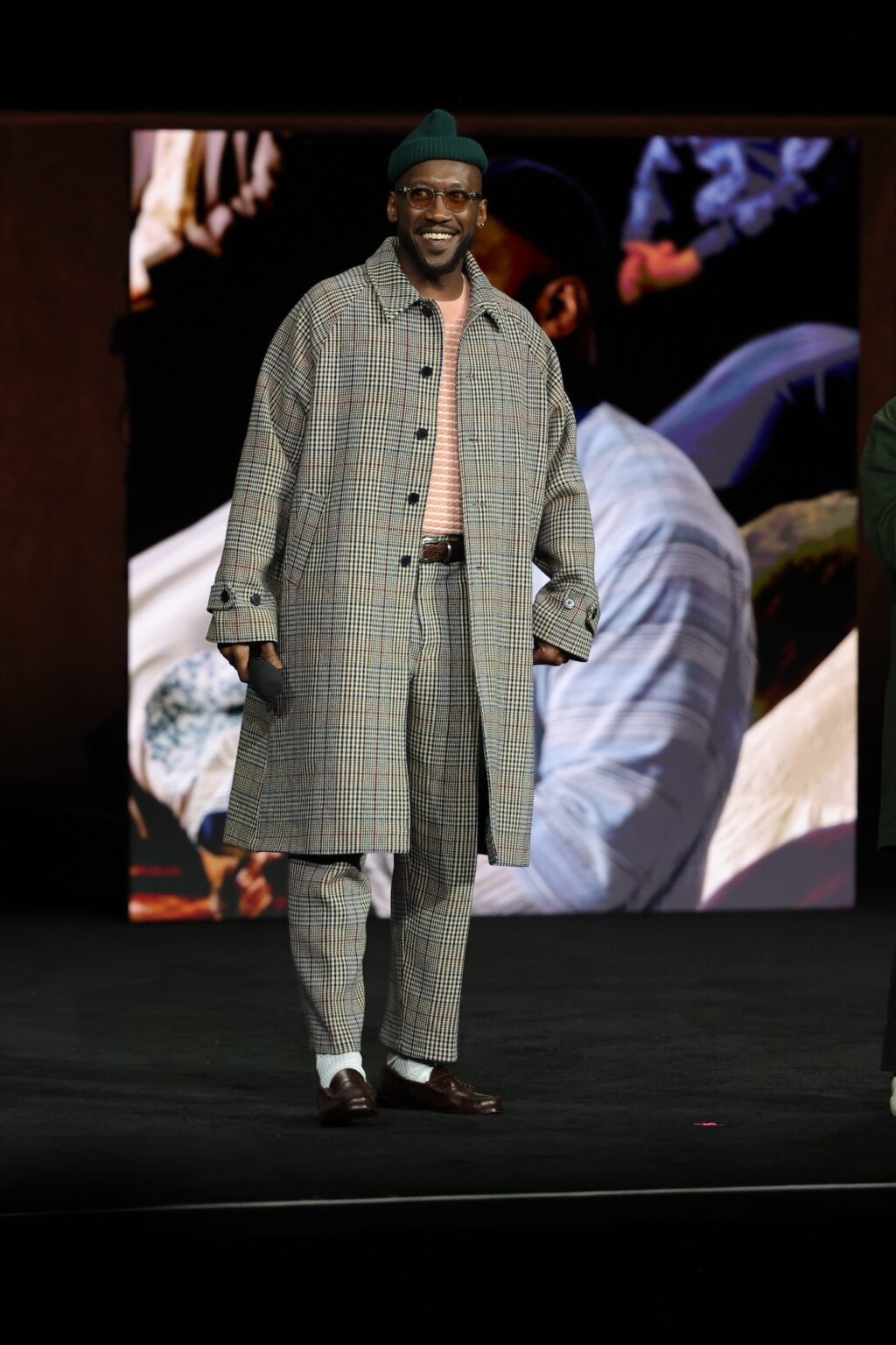 LAS VEGAS, NEVADA - APRIL 15: Mahershala Ali from "Your Mother Your Mother Your Mother" at the Amazon MGM Studios' CinemaCon 2026 Presentation at The Colosseum at Caesars Palace on April 15, 2026 in Las Vegas, Nevada. (Photo by Stewart Cook/Amazon MGM Studios via Getty Images)