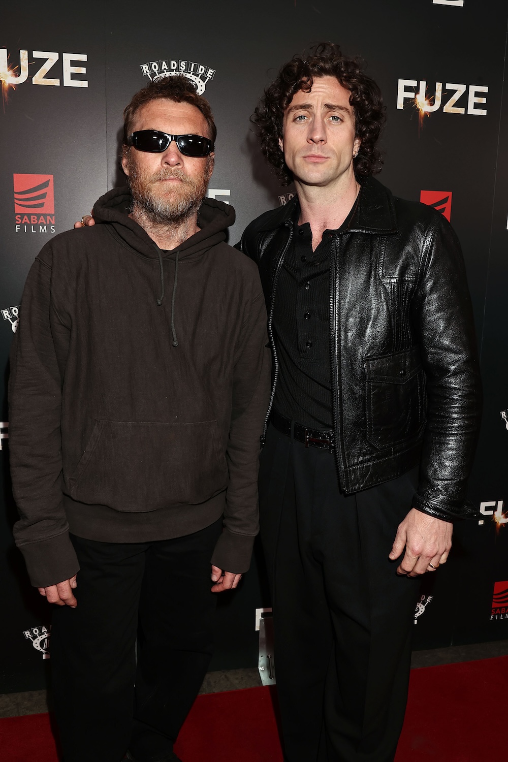 New York, New York 4/21/26 New York Special Screening of “ FUZE” : Sam Wortington and Aaron Taylor-Johnson - PHOTO by: Dave Allocca / Starpix - Location: Metrograph