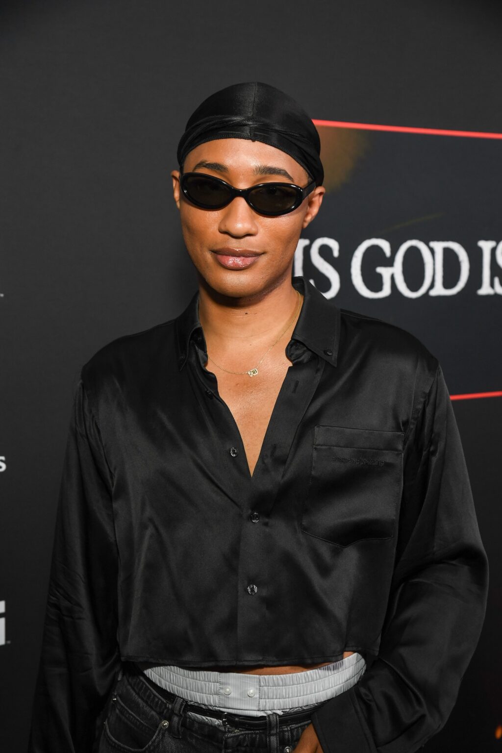 Brandon Blackwood attends Amazon MGM Studios "Is God Is" New York Premiere at BAM! on Monday, April 27, 2026 in New York City.