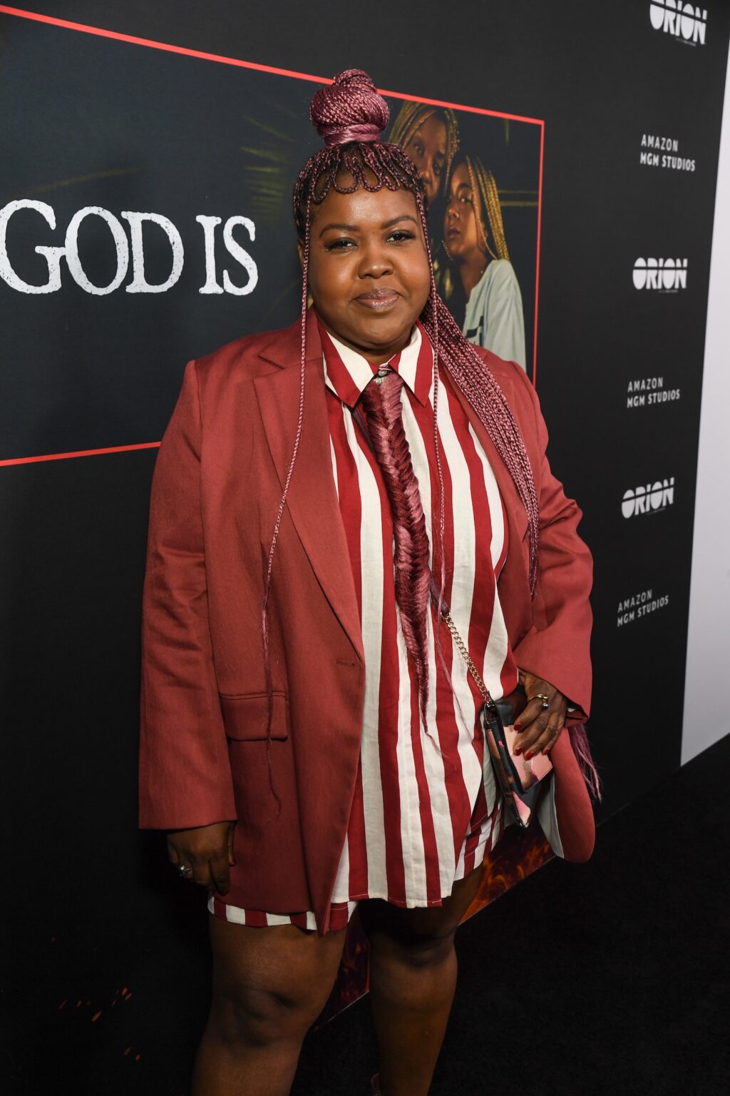 Karyne Tinord attends Amazon MGM Studios "Is God Is" New York Premiere at BAM! on Monday, April 27, 2026 in New York City.