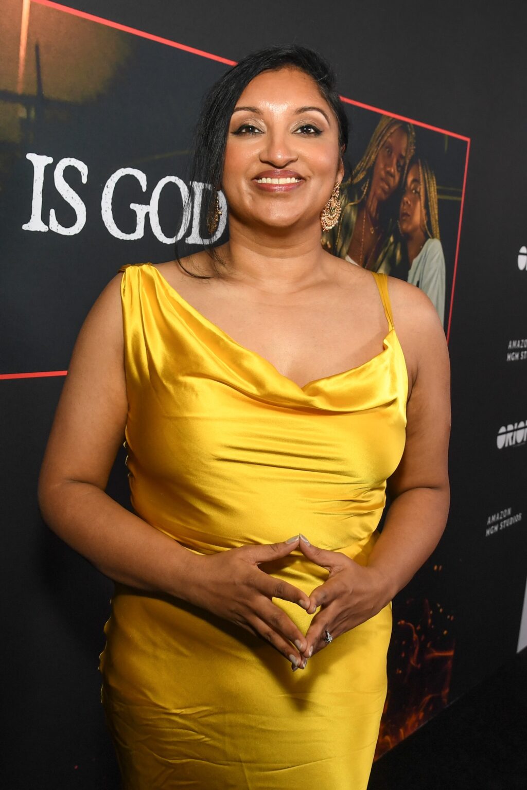 Kishori Rajan attend Amazon MGM Studios "Is God Is" New York Premiere at BAM! on Monday, April 27, 2026 in New York City.