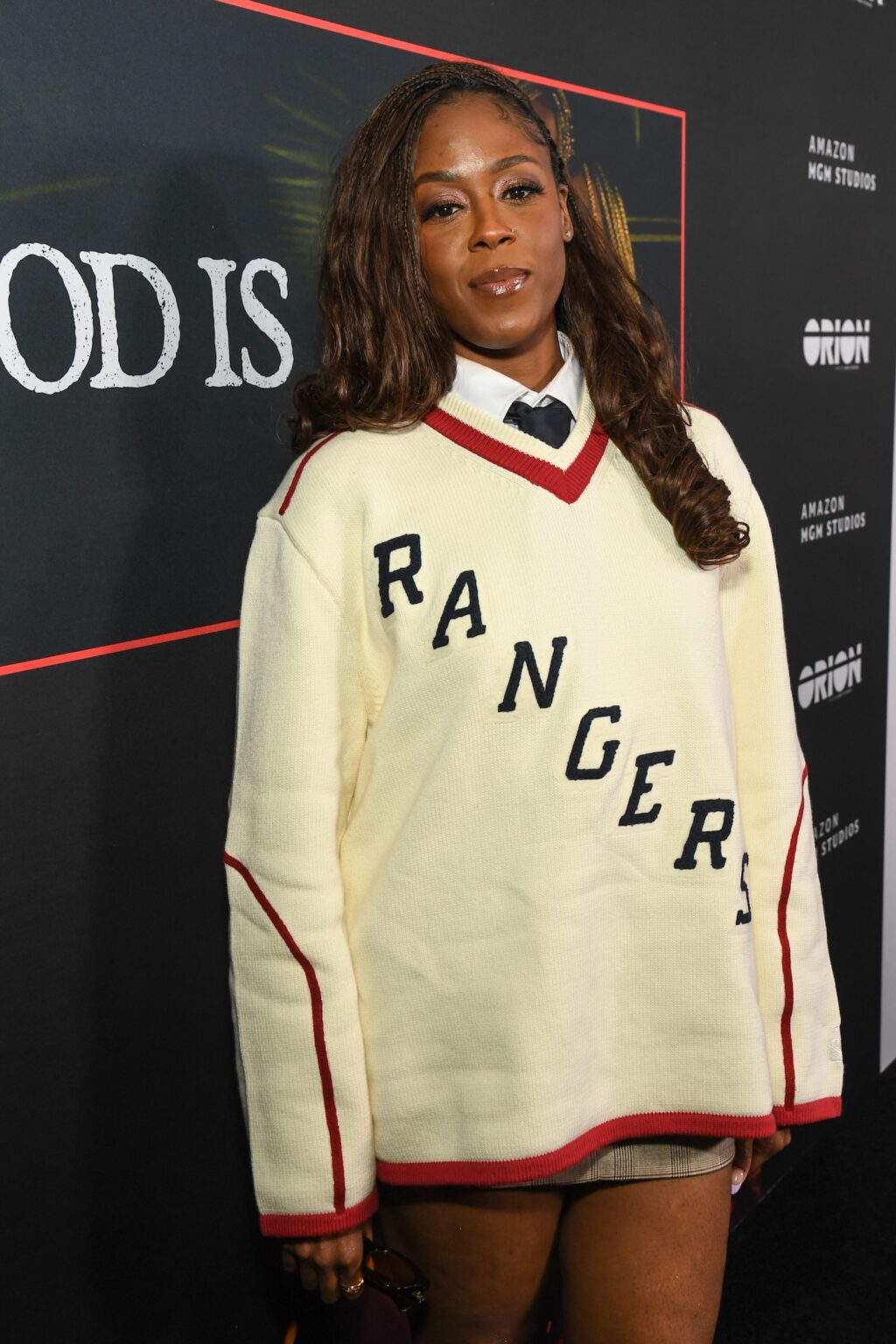 Moses Ingram attends Amazon MGM Studios "Is God Is" New York Premiere at BAM! on Monday, April 27, 2026 in New York City.