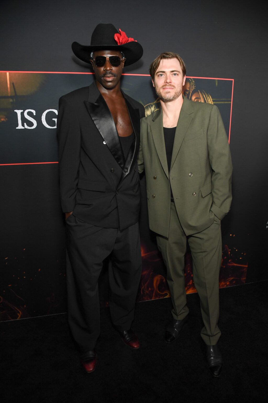 Moses Sumney and Joe Shirley attend Amazon MGM Studios "Is God Is" New York Premiere at BAM! on Monday, April 27, 2026 in New York City.