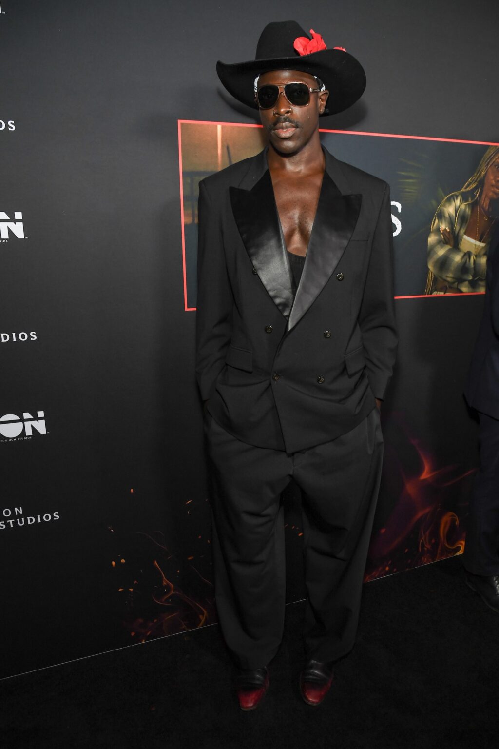 Moses Sumney attends Amazon MGM Studios "Is God Is" New York Premiere at BAM! on Monday, April 27, 2026 in New York City.