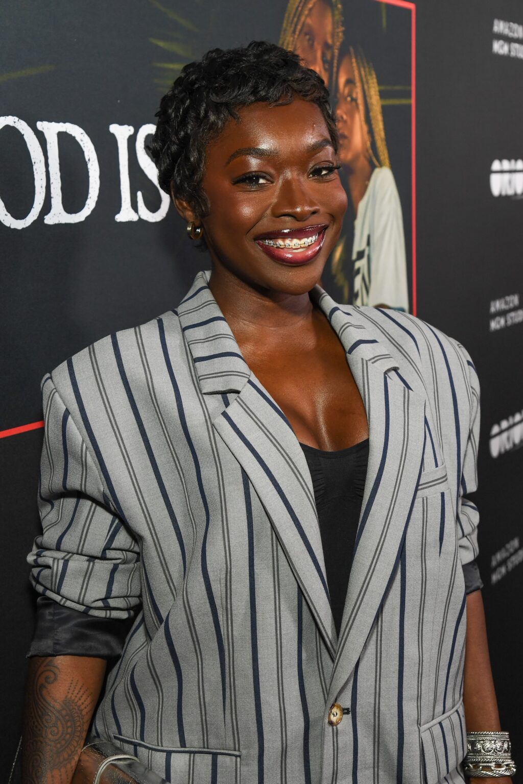 Nafeesah attends Amazon MGM Studios "Is God Is" New York Premiere at BAM! on Monday, April 27, 2026 in New York City.